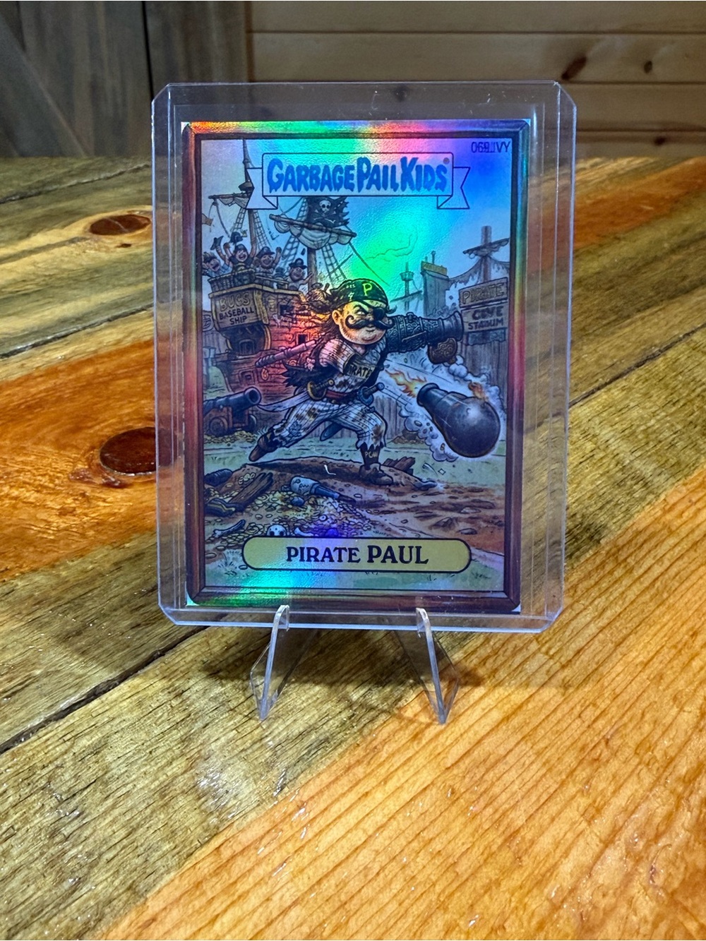 Paul Skenes Pittsburgh Pirates Custom Garbage Pail Kids Baseball Card